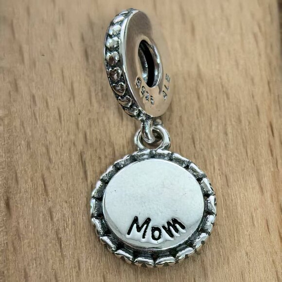 Pandora Mom Stick Figure Dangle Charm Pendant, S925 Silver Bracelets - Picture 2 of 4